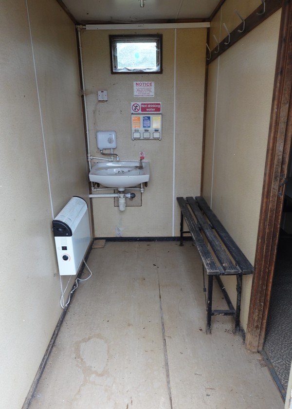 Secondhand 21' x 8' Anti Vandal Office Canteen Toilet Store For Sale