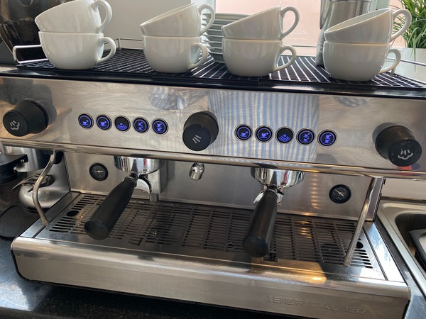 Secondhand 2x Iberital IB7 2 Group Coffee Machine, Grinder