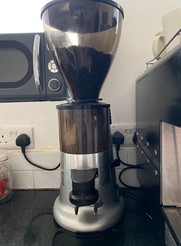 Used 2x Iberital IB7 2 Group Coffee Machine, Grinder For Sale