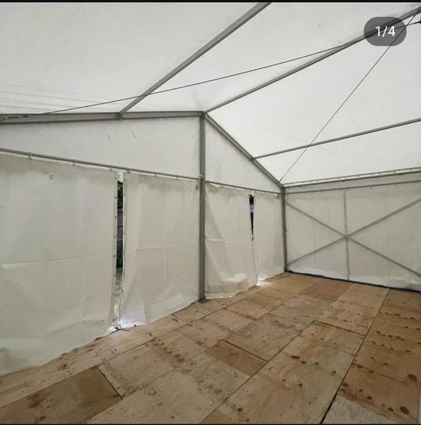 6m framed marquee gables