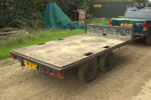 Second Hand Indespension Twin Axle Tipping Trailer