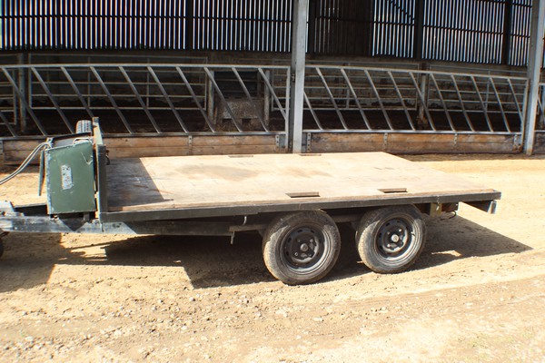 Buy Used Indespension Twin Axle Tipping Trailer