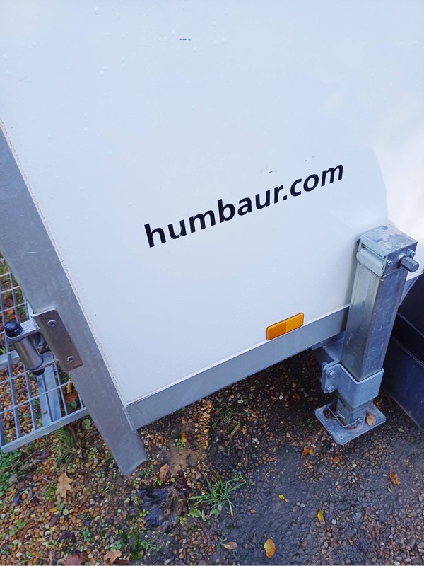 Humbaur 10ft 3m fridge trailer