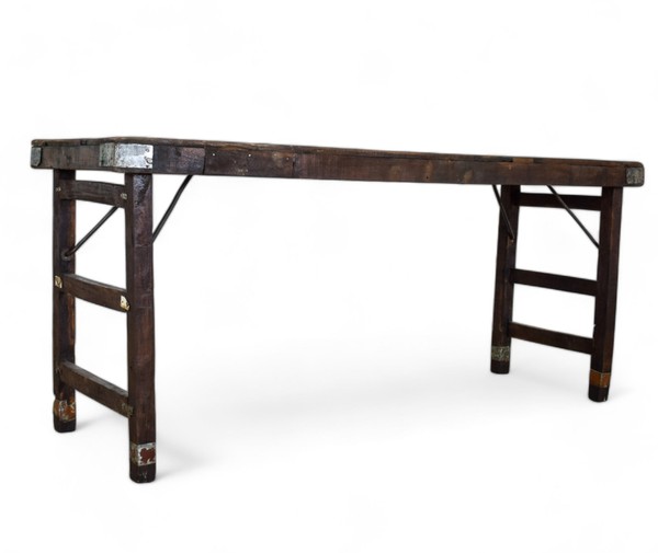 Secondhand 20x Vintage Wooden Folding Indian Tables For Sale