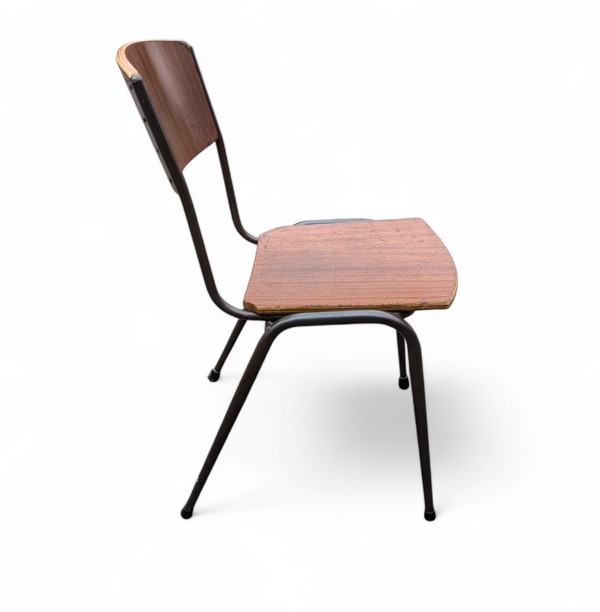 16x Vintage Stacking Cafe Bar Chairs