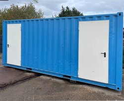 Containerised toilet block