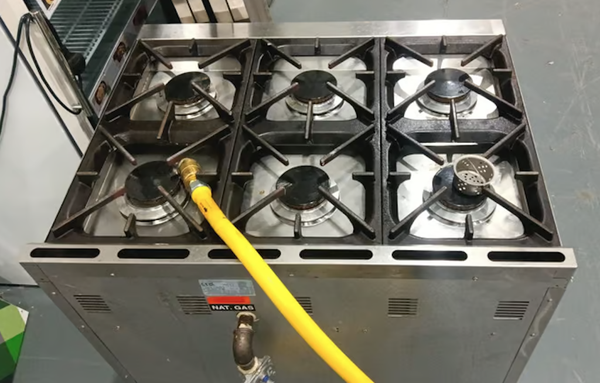 Blue Seal Series Gas Hob / 6-burner hob on base unit