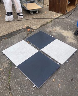 Secondhand 25x Grumpy Joes B&W Dance Floor Panels For Sale