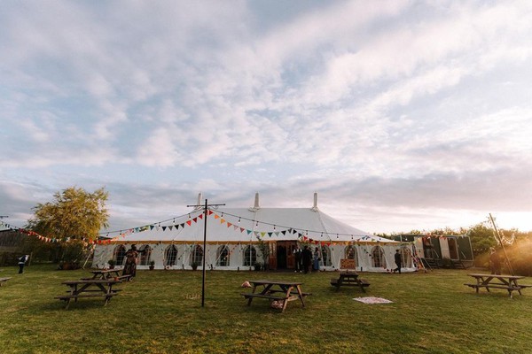 Traditional marquee for weddings and parties