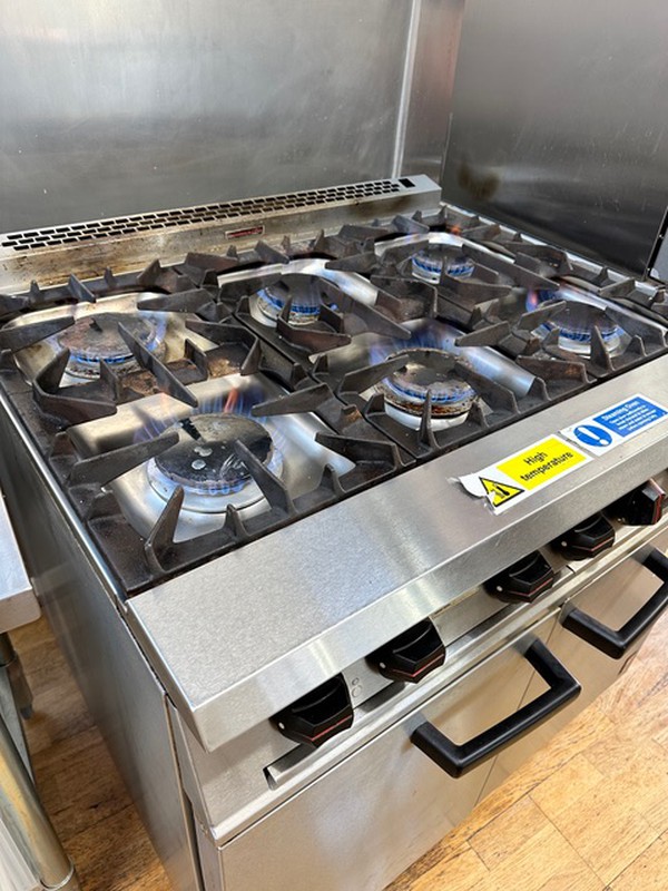 Six burner range cooker for sale