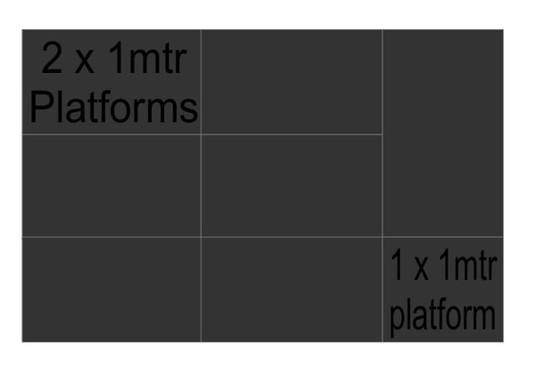 5m x 3m Stage - deck layout