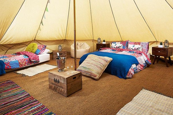 2x 6m Karma Canvas Bell Tent For Sale