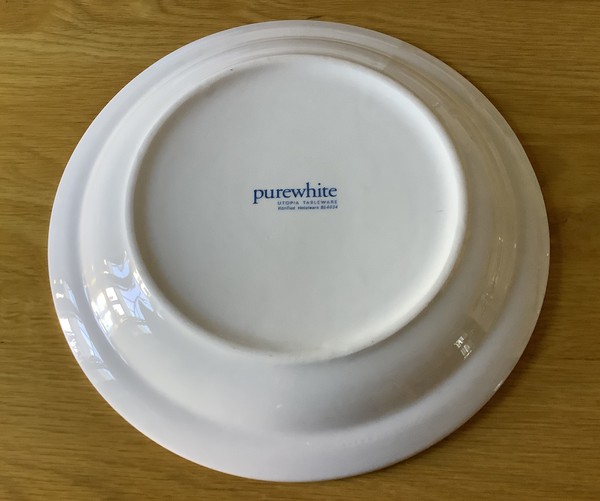 60x Purewhite Utopia 25cm Dinner Plates For Sale