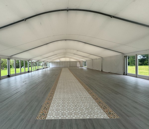 35 x 15 Metre Glass Marquee For Sale