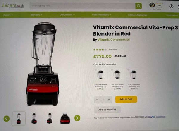 Vitamix Vita-Prep 3 Blender