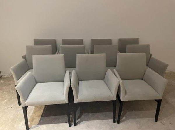 Secondhand 40x Grey Lounge Chairs