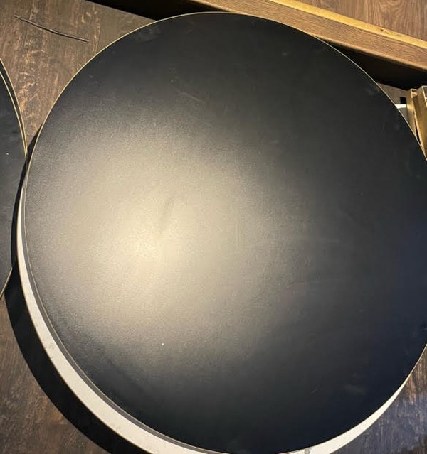 3x Round Table Seating 6-8 People For Sale