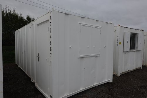 21' x 9' anti vandal office container open plan 21' x 9' anti vandal office container open plan