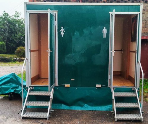 Secondhand 1+1 Toilet Trailer Unit For Sale Secondhand 1+1 Toilet Trailer Unit For Sale
