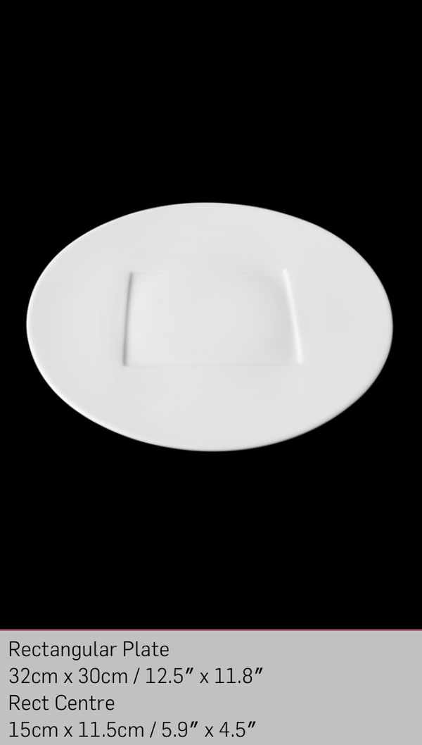 Raynaud Limoges Round Dinner Plate With Rectangular Centre For Sale