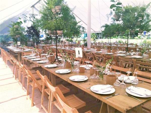 Rustic traditional marquee