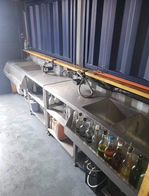 Converted 20ft Shipping Container Bar