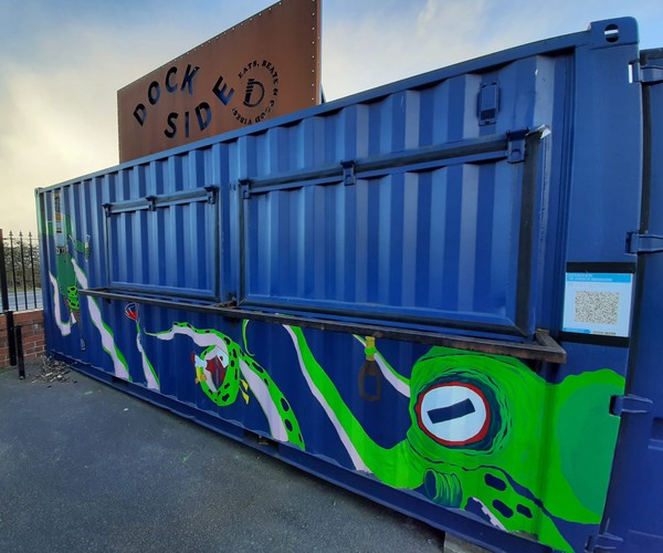 Used Converted 20ft Shipping Container Bar For Sale