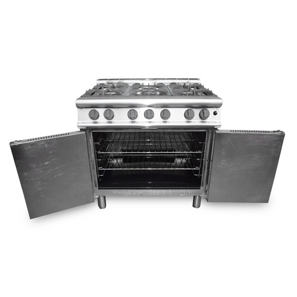 Secondhand Falcon 6 Burner Oven Range