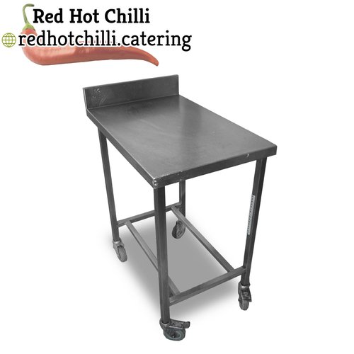 0.5m Stainless Steel Filler Table On Castors For Sale 0.5m Stainless Steel Filler Table On Castors For Sale