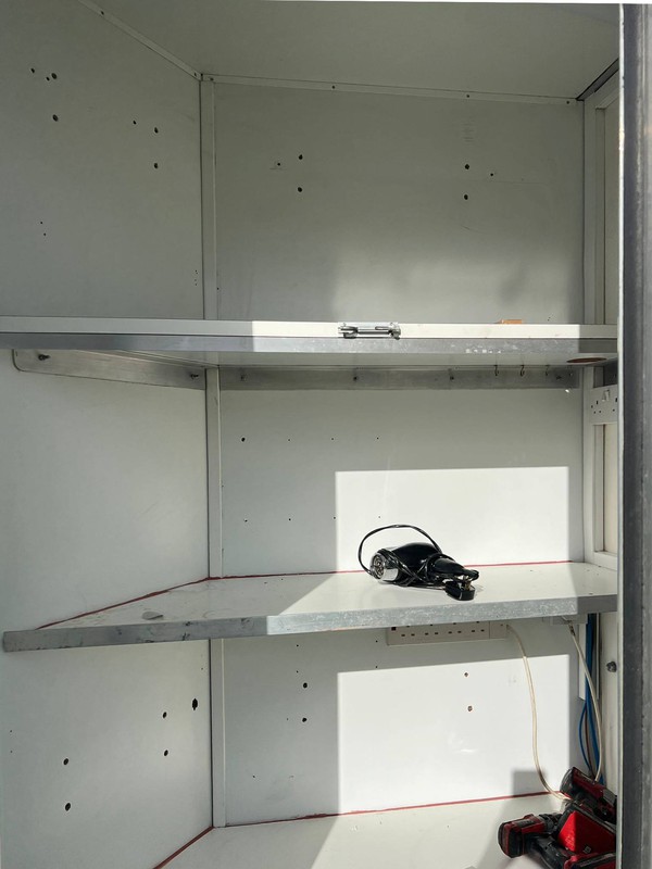 Shop trailer with storage