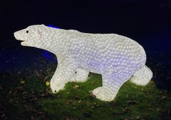 LED 2m Polar Bear Commercial Sculpture For Sale