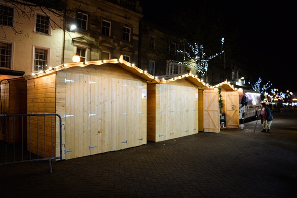 Secondhand Heavy Duty Joiner Made Christmas Market Chalets For Sale