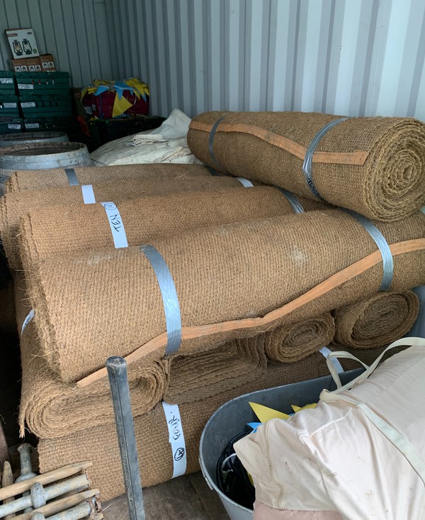 13x Rolls Coir/Coconut Matting For Sale