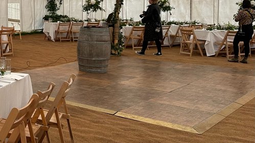 Secondhand 12' x 18' Wood Parquet Dance Floor For Sale Secondhand 12' x 18' Wood Parquet Dance Floor For Sale