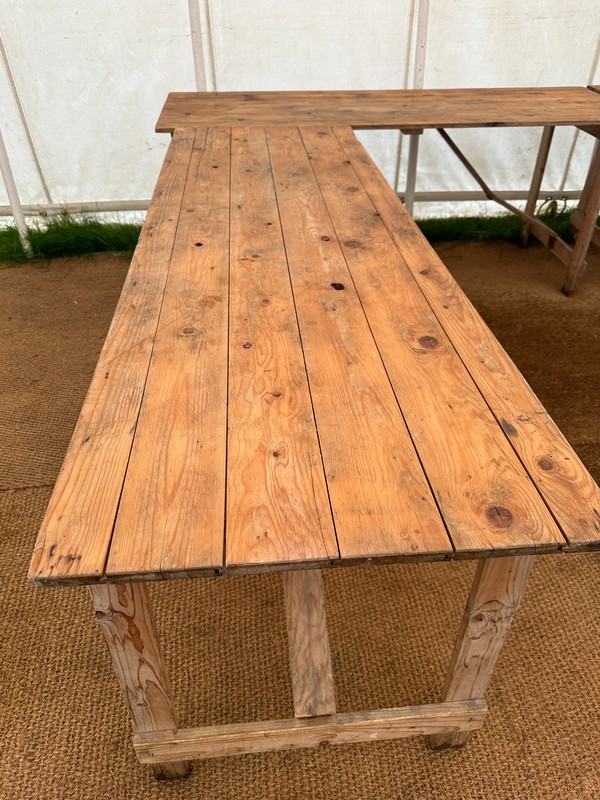 24x  6' x 2' Wooden Trestle Tables