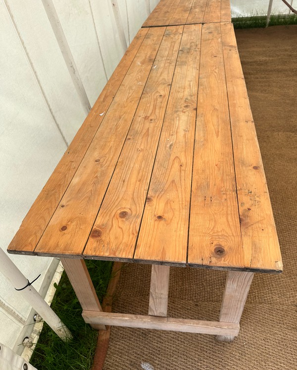 Secondhand 24x  6' x 2' Wooden Trestle Tables