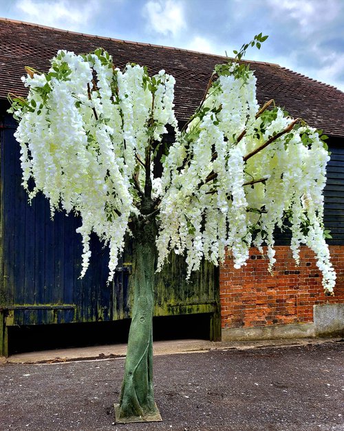 2x 3m Tall Faux Wisteria Tree For Sale 2x 3m Tall Faux Wisteria Tree For Sale