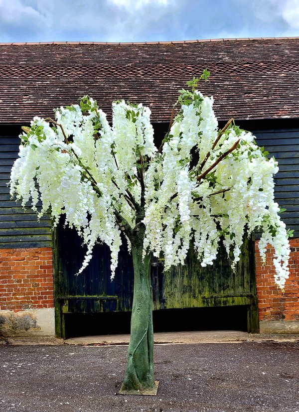 Secondhand 2x 3m Tall Faux Wisteria Tree