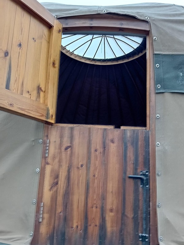 18ft Yurt doors