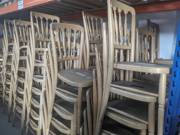 Stacking Natural Wooden Cheltenham Chairs