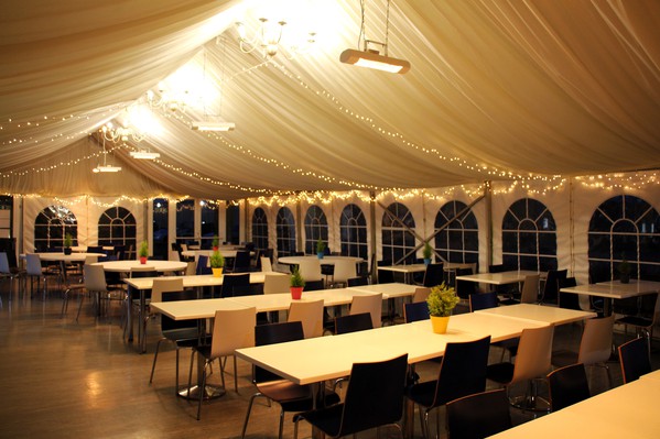 15m x 9m Marquee, Lining, Lights And Doors