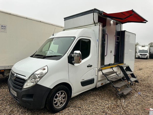 Vauxhall Movano With 1+1 Portable Toilet on the back