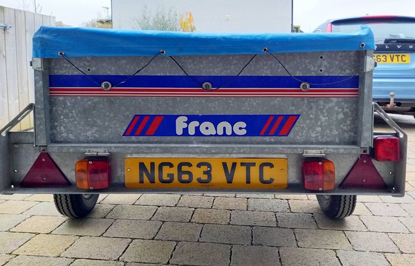 Franc  Metal unbraked trailer for sale