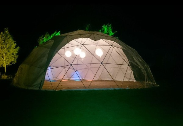 18m x 18m Geodome Marquee