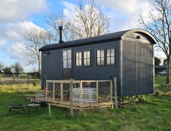 Slate Blue Greendown Herdsman Shepherd's Hut for sale