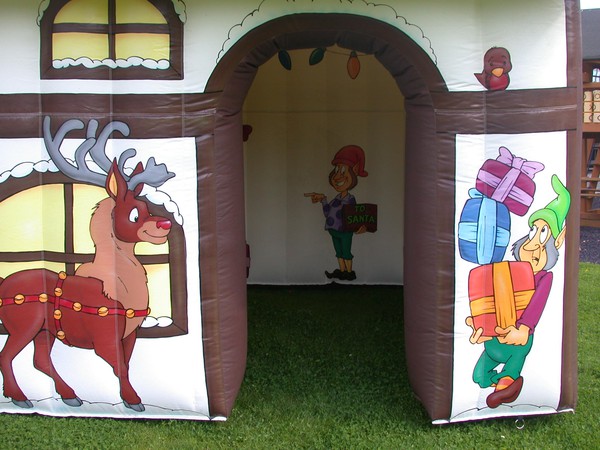 16ft x 12ft Inflatable Santa's Grotto