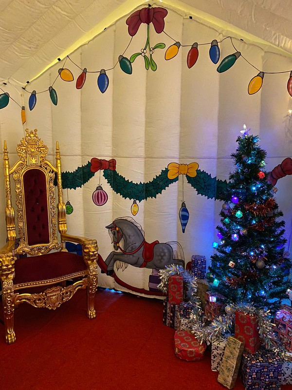 Used 16ft x 12ft Inflatable Santa's Grotto