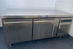 Secondhand Blizzard 2 Door, Low Under Bench Fridge For Sale