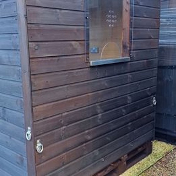 Security Booths with electrics