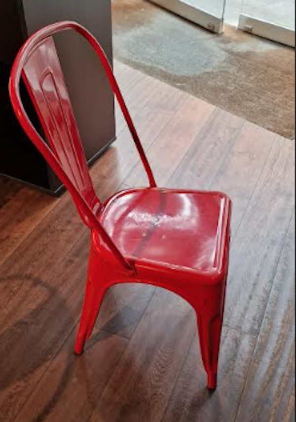 Red Tolix Chairs for sale